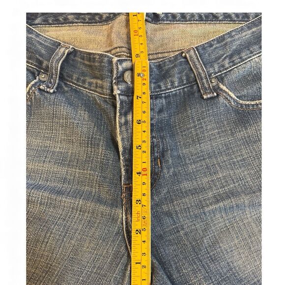 Abercrombie & Fitch Y2K Vintage Low Rise Flare Leg Boot Cut Jeans Womens Size 12 - Picture 4 of 11